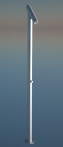 Duschsäule aus Edelstahl 316L für den Außenbereich MJ FABER Stilo One