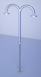 Outdoor shower at 2 places